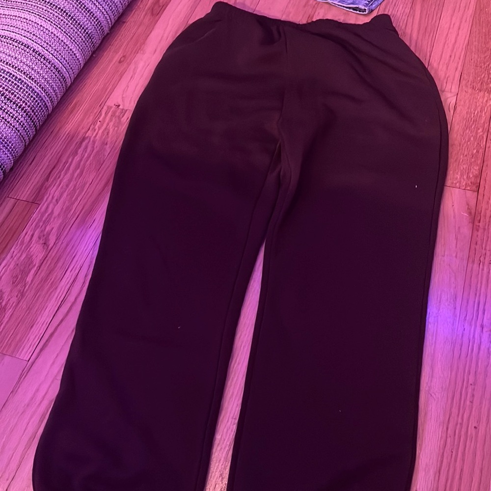 brown joggers shein